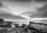 3rd_27-pts_BW-Print_Schoodic-Moon_Karl-Zuzarte