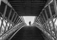 2nd Place B&W Print Open – Marathon Man by Jeff Reynolds