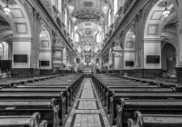 2nd Place B&W Print Open – Sanctuary of Light by Tara Marshall