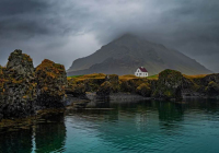 3rd Place Color A Print Open – Beneath an Icelandic Peak by Tara Marshall