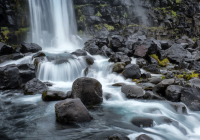 3rd Place Color A Print Open -Tempest Over Oxarafoss by Tara Marshall