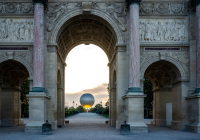 2nd Place Class B Open – Olympic Hot Air Balloon at the Louvre by Nancy Tynan