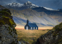 3rd Place Class A Open – Black Church of Budir by David Roth