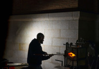 3rd Place Color A Print Open – Glass Blower by Tom Backman