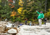 Mark at Lower Falls - Leslie