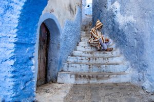 Color Print B_Feeling Blue by Susie Dorr